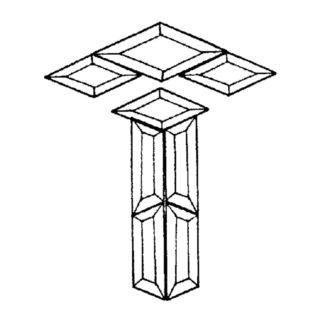 Dawson Beveled Glass Cluster