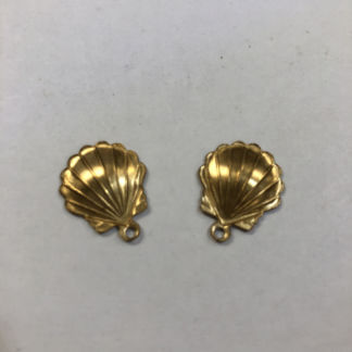 Small Brass 3-D Shell #1273