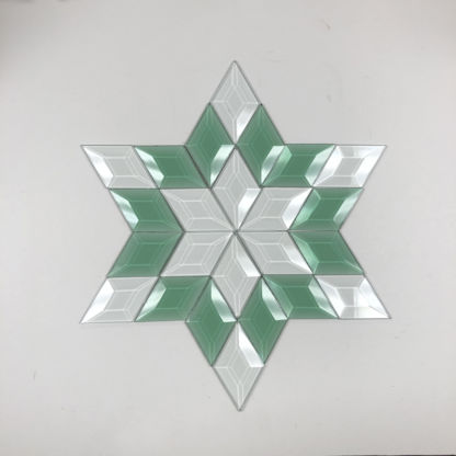 MMS 9000 Colored and clear beveled glass star cluster - Image 2