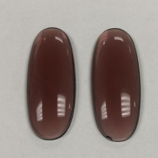 Smooth Amethyst 18mm x 45mm Oval Jewel- Seconds