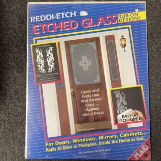 Reddi Etch Rococo Flowers Decal #10151