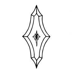 HJS21SE Center Motif Star Bevel