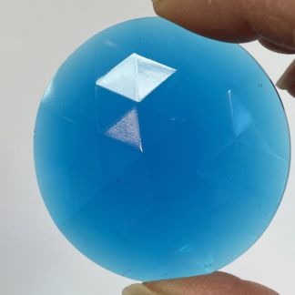 Faceted Round 50mm Jewel- FR50-05 Turquoise