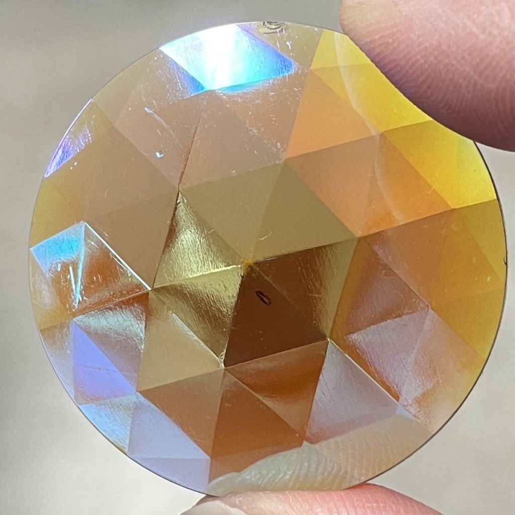 Dichroic 40mm Round Jewel BR40-02