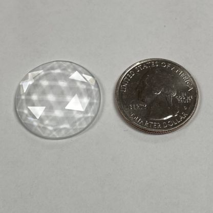 Faceted 25mm Jewel FR25-01 Clear - Image 2