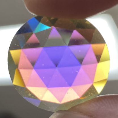 Dichroic 25mm Jewel BR25-01 Round Clear