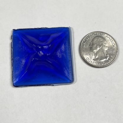 Old World Square 40mm Jewel -Blue CR40-04 - Image 2