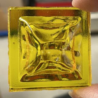 Old World Square 40mm Jewel - CR40-13 Yellow