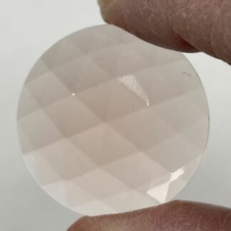 Faceted 30mm Round Jewel FR30-08 Peach