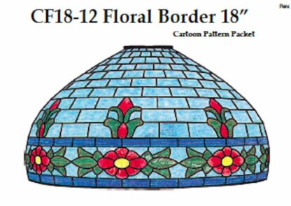 Worden CF18-12 Floral Border Lamp Pattern