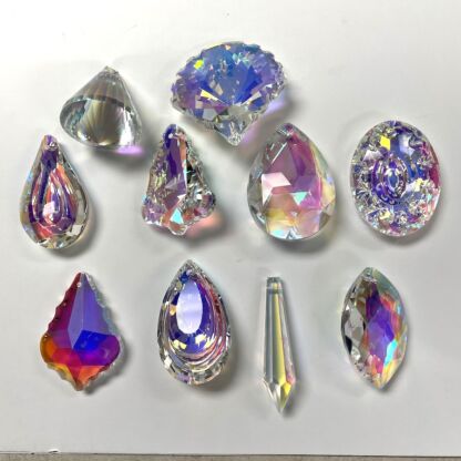 Dichroic Crystal Set #1023 - 10 piece