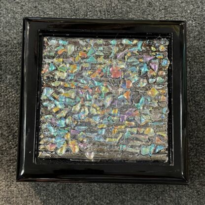 Black Lacquer Tile Box WTA701 - Image 6