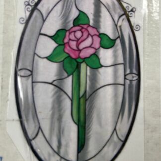 Pre-Cut Glass Kit- Oval Rose Panel
