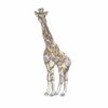 Tan/Grey/Clear Large Giraffe Beveled Glass Cluster GST 145C