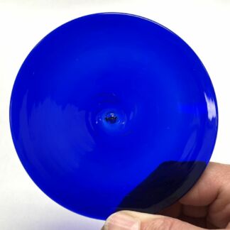 Rondel Handblown Glass 4" Cobalt Blue RB4403