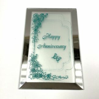 94054CF Happy Anniversary  Beveled Mirror