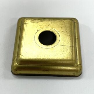 1 3/4" Brass Square Vase Cap V175