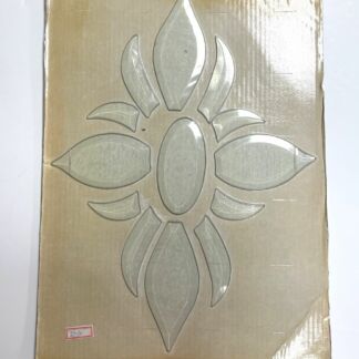 HJS100 Clear Bevel Glass Cluster