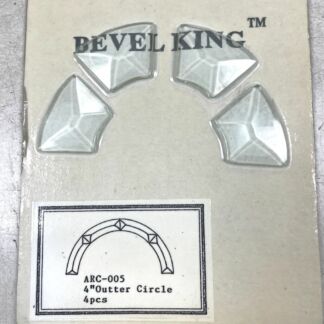 Bevel Glass Half Circle Border Set - HRC05
