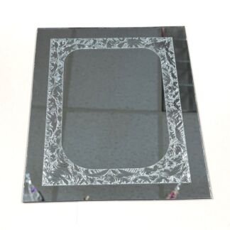 M81010 - Blue Mirror 8" x 10" Rectangle with Center Rectangular