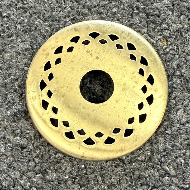 Brass Vented Vase Cap 2" - H02
