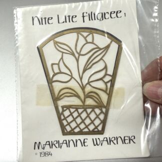 Night Lite Filligree - Flower Basket by Marianne Warner